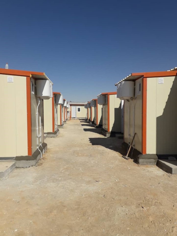 La mise en place d’une base de vie de 80 chambres à BRN